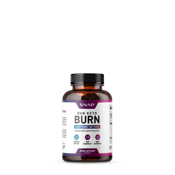 Snap Supplements® BHB Keto Burn Lightning Ketosis Advanced Calorie Burner Dietary Supplement: Simple Power of Nature